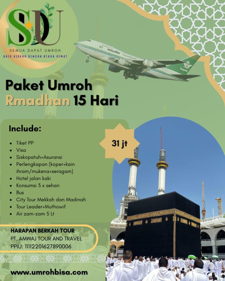 Paket Umroh Ramadhan 15 Hari
