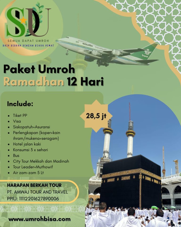 Paket Umroh Ramadhan 12 Hari