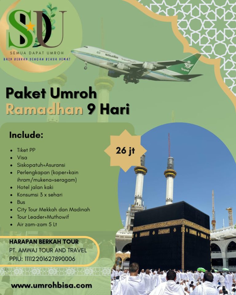 Paket Umroh Ramadhan 9 Hari